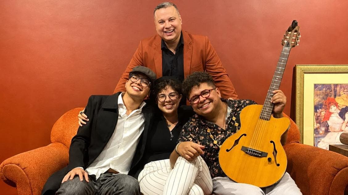 Família Vilas Boas e Glairton Santiago no Swing Brasileiro