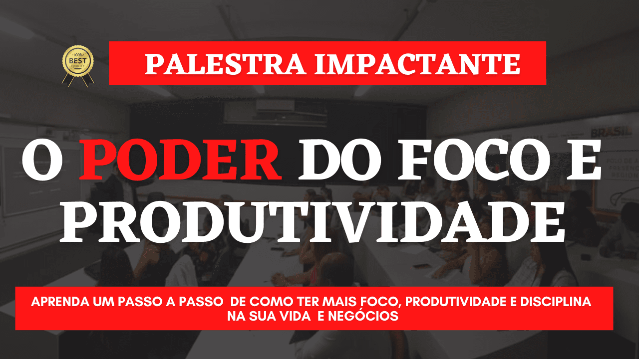 O PODER DO FOCO - MAIS DE 4 MIL PESSOAS JÁ ASSISTIRAM ESSE AULÃO