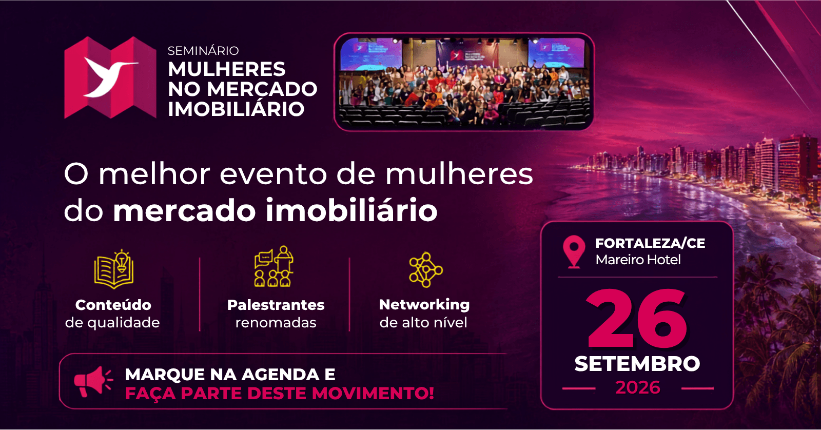 Seminário Mulheres no Mercado Imobiliário - Edição Fortaleza