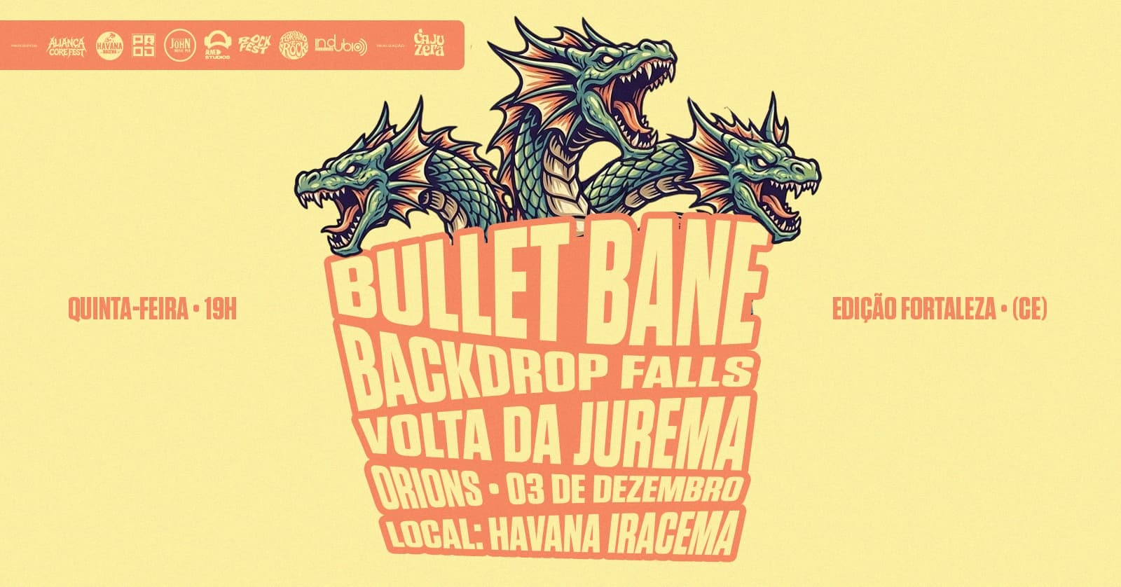 Bullet Bane - 03 de Dezembro - Cajuzera Festival - Havana Iracema - Fortaleza (CE)