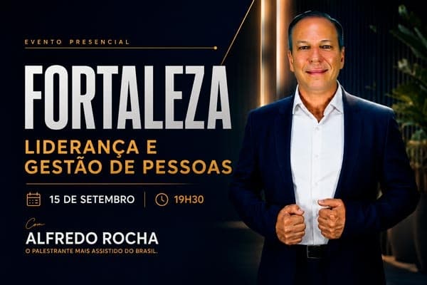 Liderança e Gestão de Pessoas em Fortaleza 2026 - com Alfredo Rocha