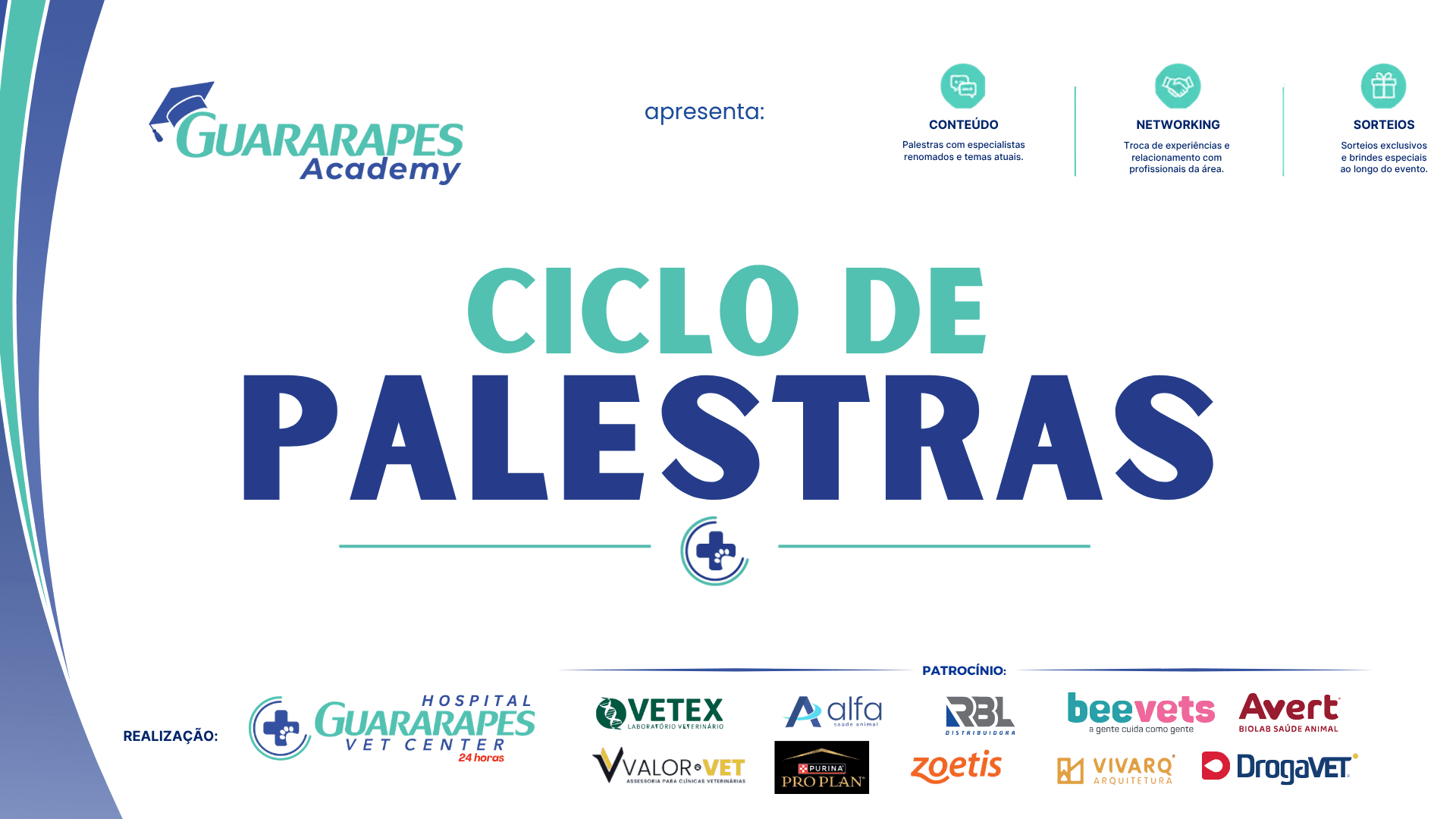 Ciclo de Palestras - Guararapes Vet Center - 2026 + Guararapes Gestão