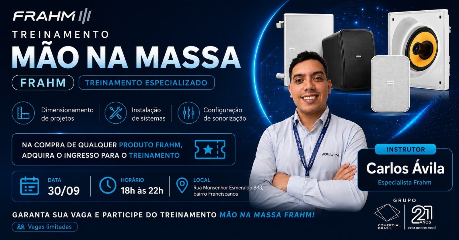 TREINAMENTO MÃO NA MASSA FRAHM! JUAZEIRO