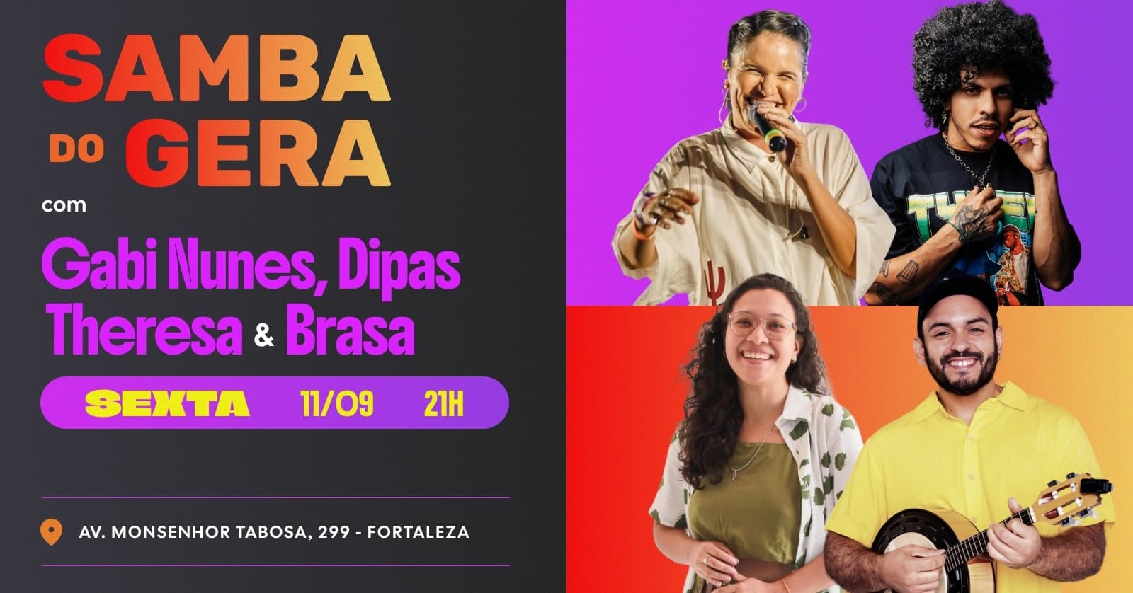 Samba do Gera ~ Gabi Nunes, Dipas, Theresa Rachel e Brasa