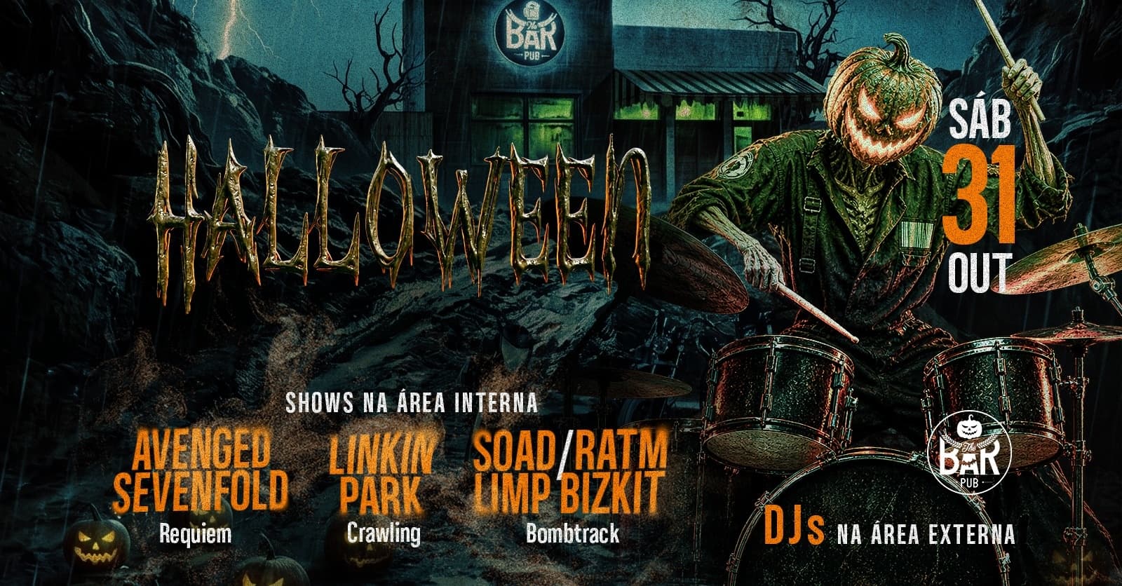 HALLOWEEN 2026 Sáb 31/10