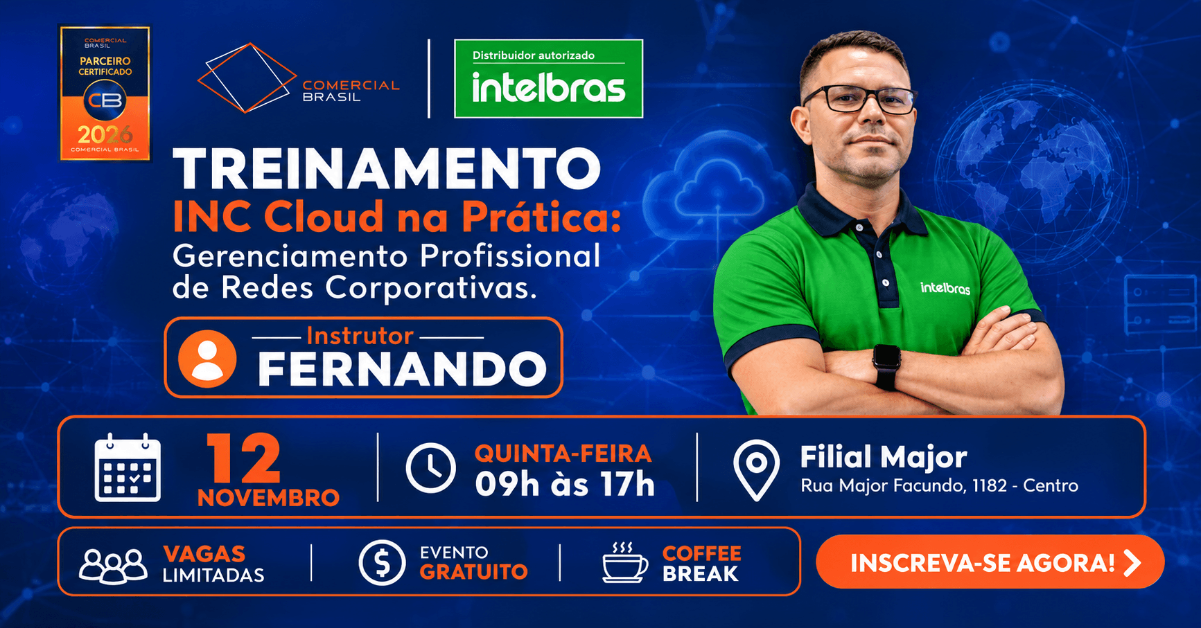 TREINAMENTO INC CLOUD NA PRÁTICA: GERENCIAMENTO PROFISSIONAL DE REDES CORPORATIVAS
