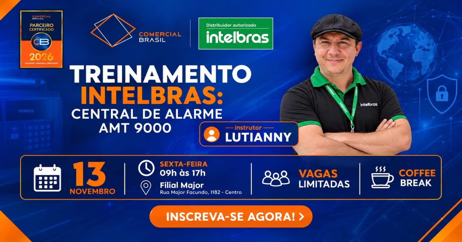 TREINAMENTO INTELBRAS CENTRAL DE ALARME AMT 9000