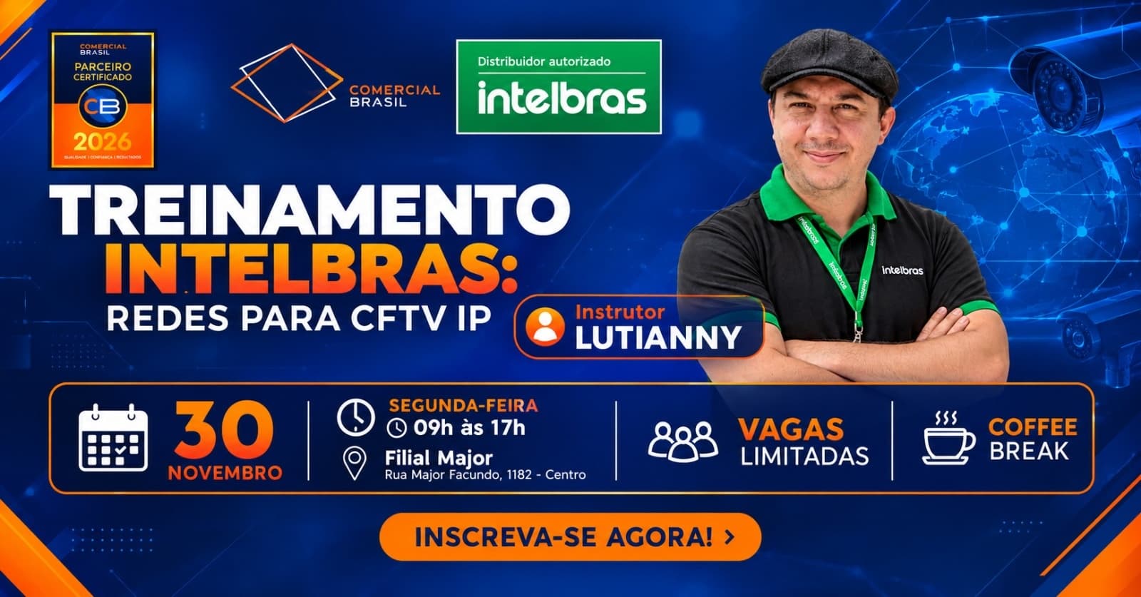 TREINAMENTO INTELBRAS REDES PARA CFTV