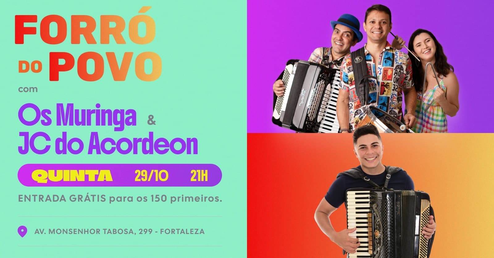 Forró do Povo ~ Os Muringa + JC do Acordeon